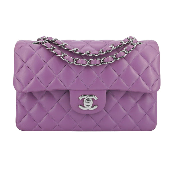 Chanel 21A Pink Small Vanity With Chain Top Handle Logo Shoulder Crossbody  Bag