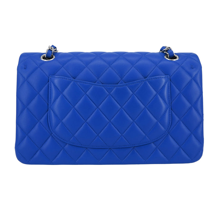 CHANEL Medium Classic Double Flap Bag in Cobalt Blue Lambskin SHW - Dearluxe.com