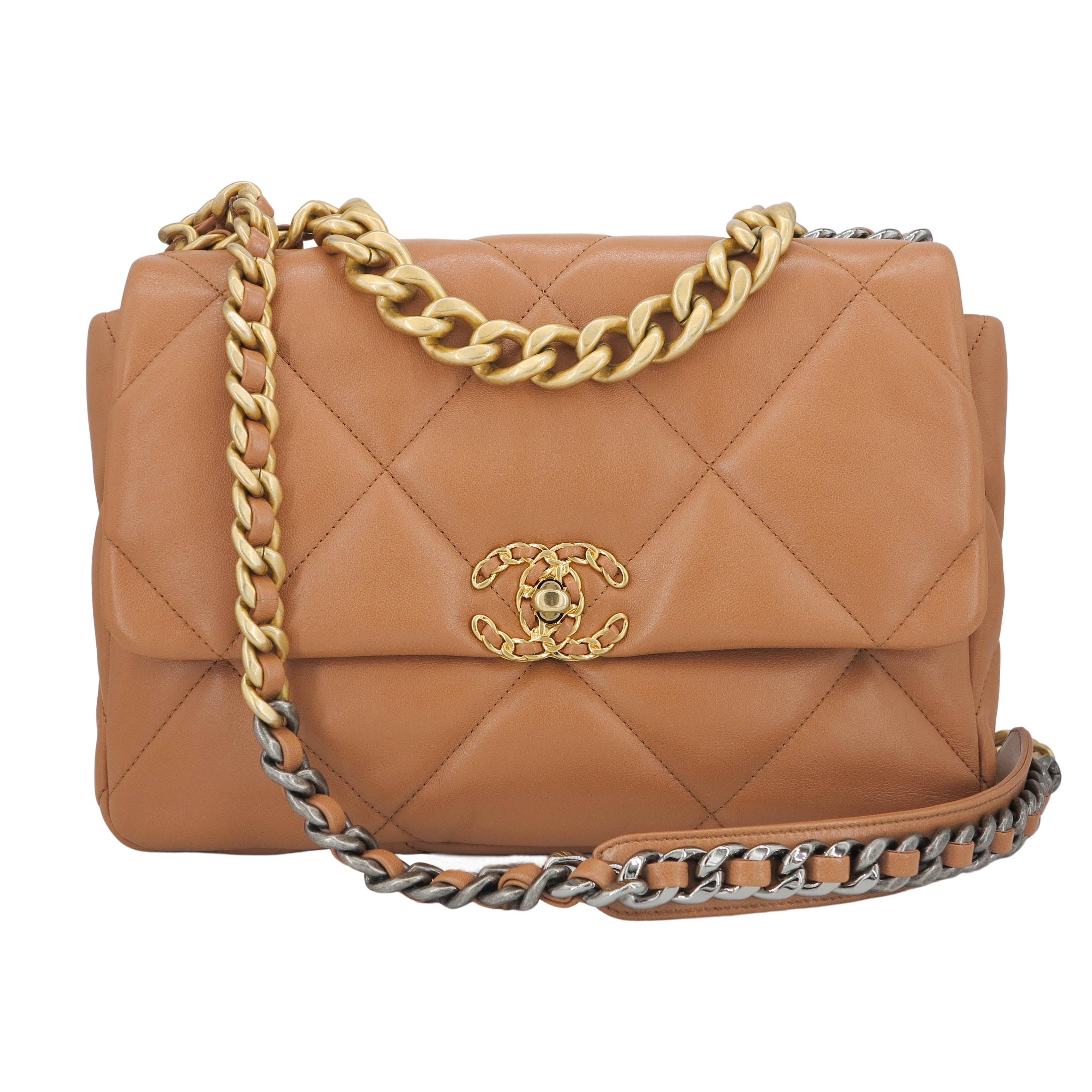 21K Chanel Caramel 19 Flap Small MHW – REDELUXE