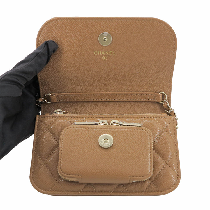 Chanel Mini Business Affinity in Caramel / LGHW, Luxury, Bags