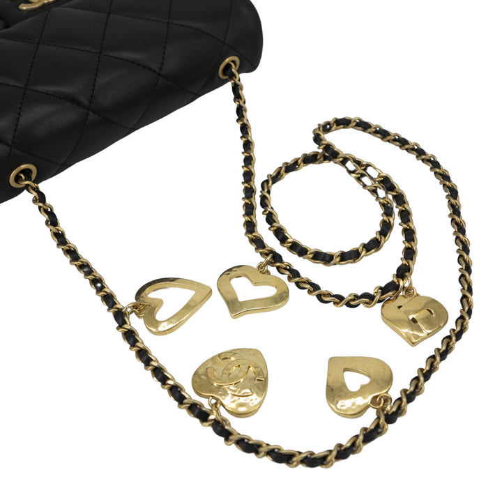 chanel bag with charms on chain