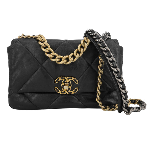 chanel flap bag gold leather