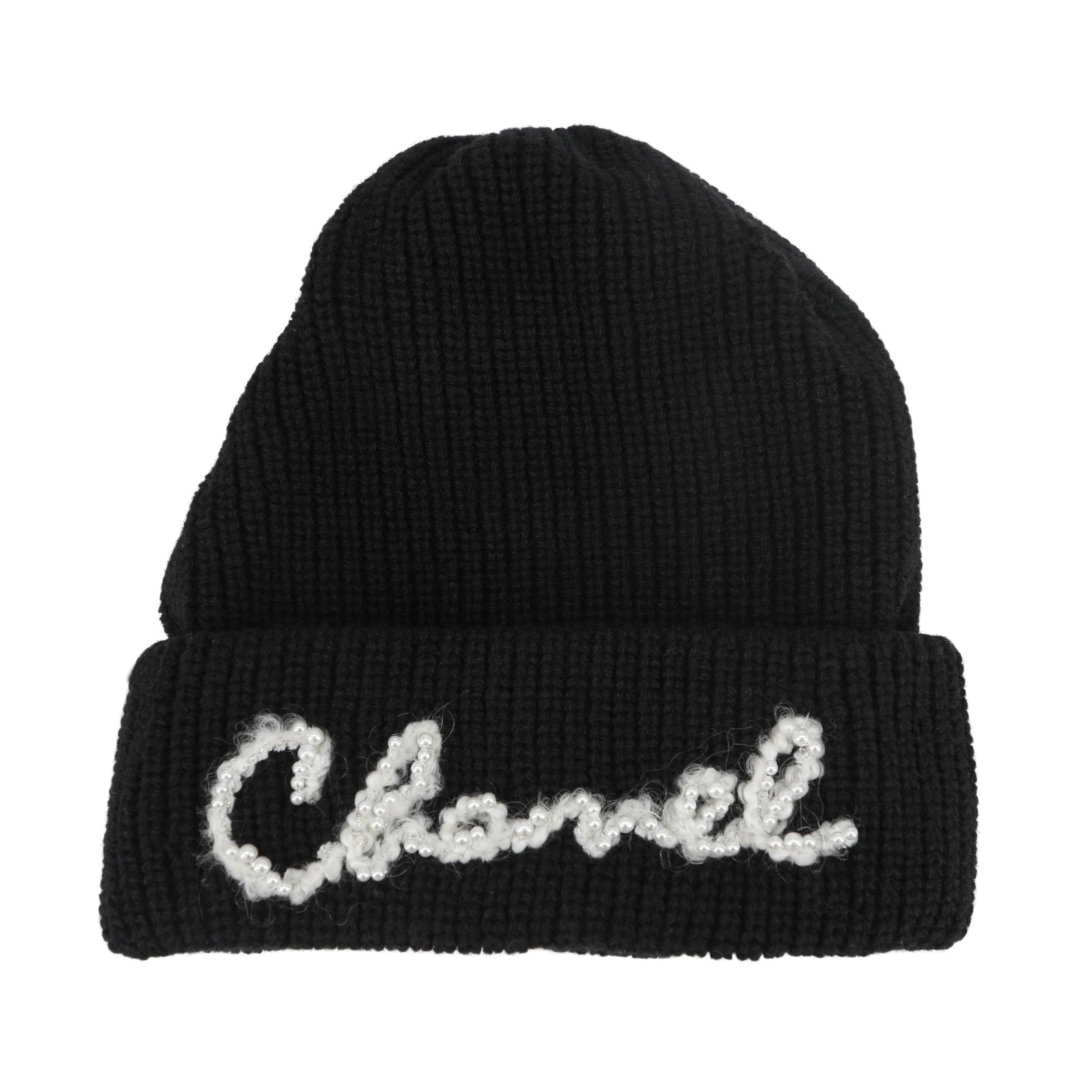 Chanel - Authenticated Hat - Cashmere Black Plain for Women, Never Worn