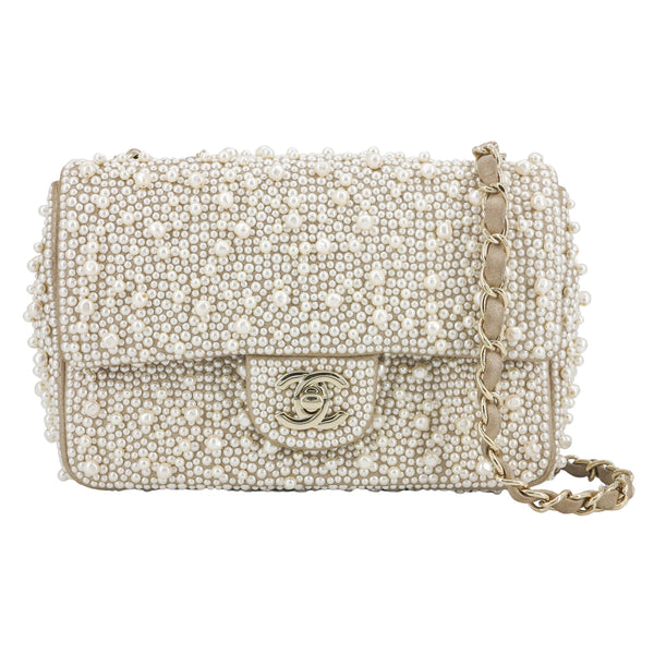 CHANEL 17A Ritz Pearl Mini Flap Bag - Dearluxe.com