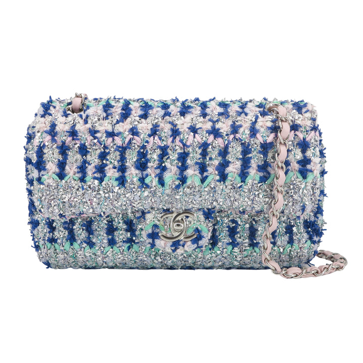 Chanel 18S Glitter Tweed Medium Flap Bag | Dearluxe