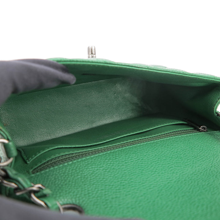 Chanel Classic Rectangular Mini Flap Bag - Green Shoulder Bags