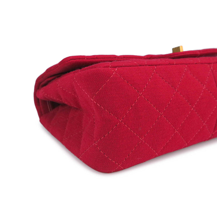 Chanel 2.55 Reissue Flap Bag Size 226 in Red Jersey