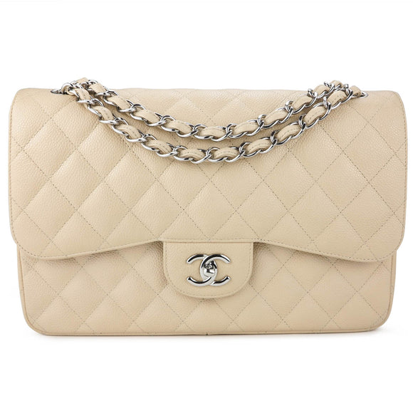 CHANEL  Bags  Chanel Classic Flap Bag In Jumbo Caviar Gold Chain   Poshmark