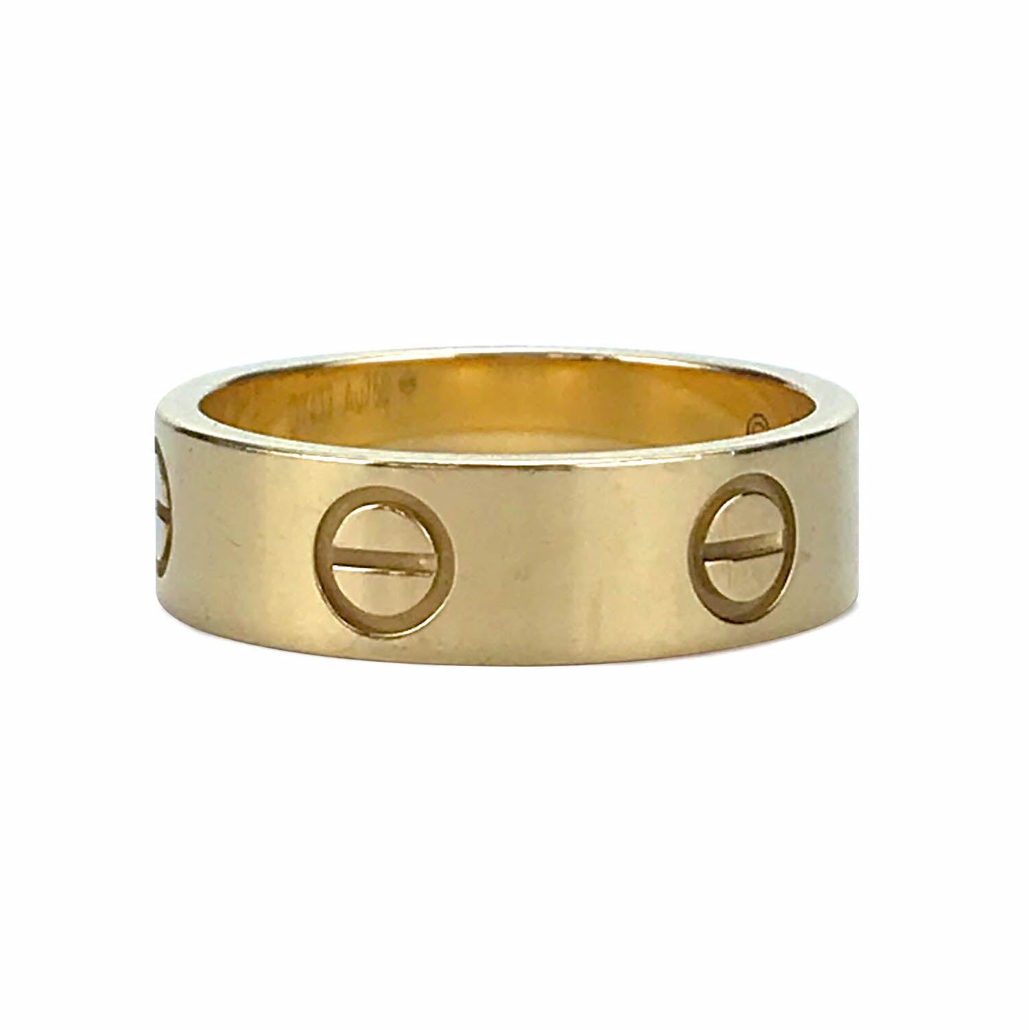 Love Ring in 18k Yellow Gold Sz54