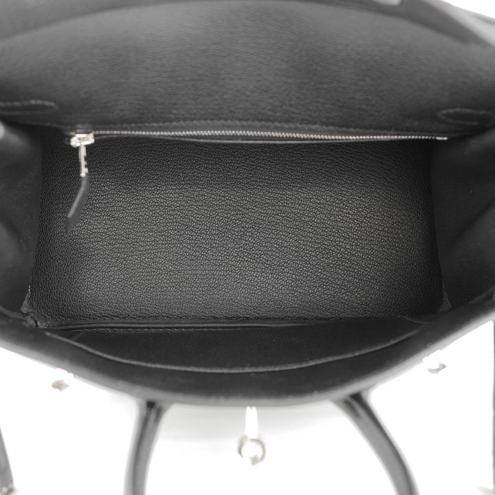 Hermès Birkin 25 HSS Black Chèvre with Rouge H Piping & Interior with – ZAK  BAGS ©️