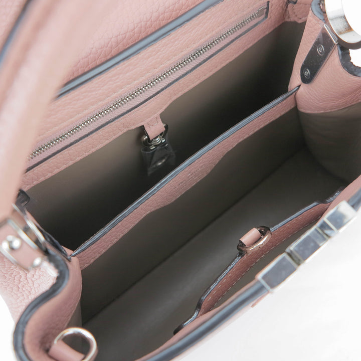 Louis Vuitton Magnolia Taurillon Leather Capucines PM Bag