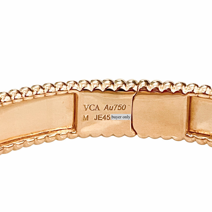 Perlée signature bracelet, small model 18K rose gold - Van Cleef